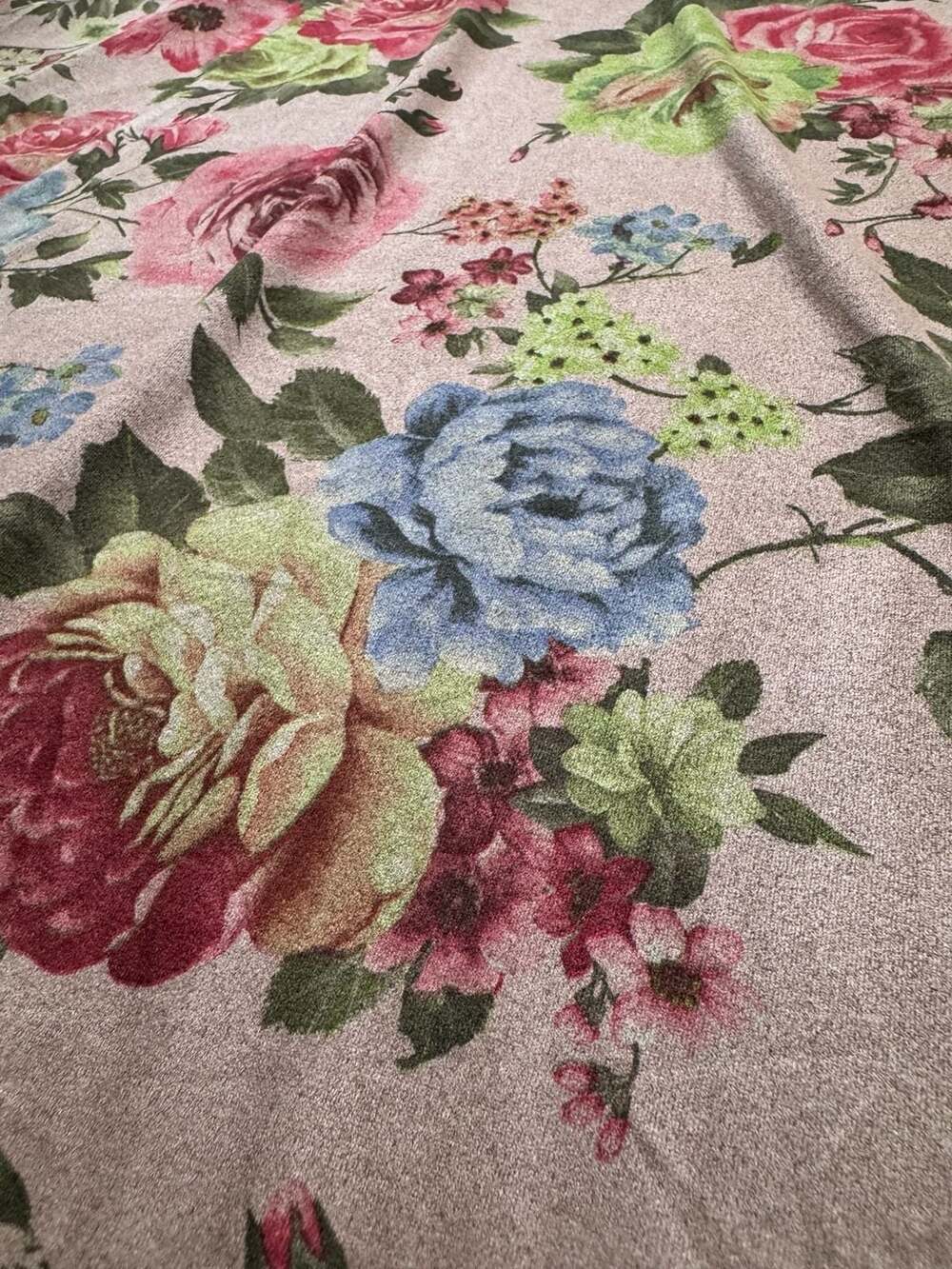 Peach Ice Floral Midi Dress Size S Pink Cottagecore Boho 3/4 Sleeve Maxi - Picture 6 of 14